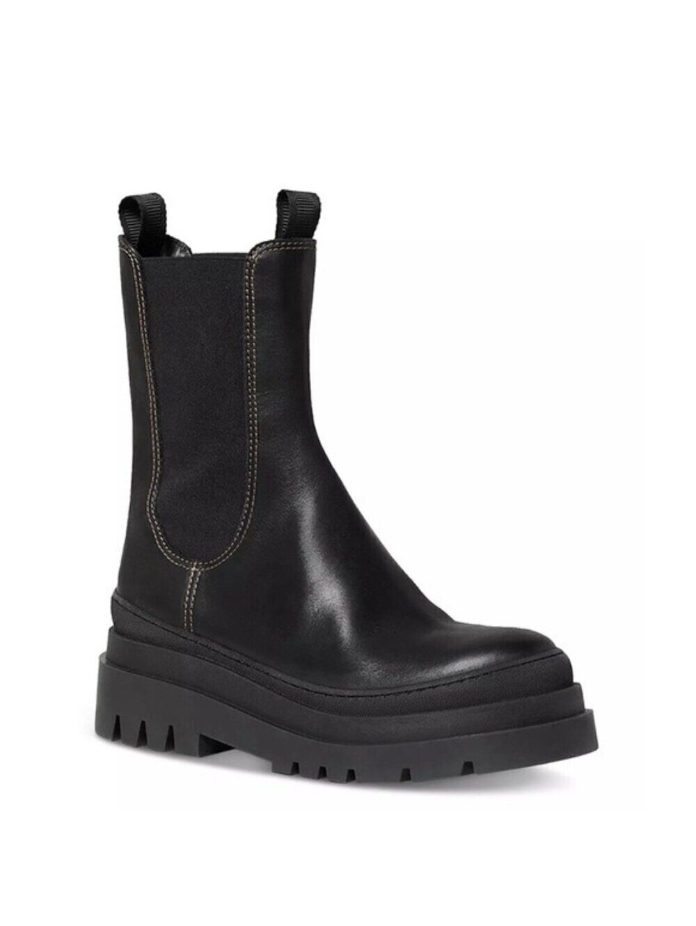 Loeffler Randall Carlota Pull On Chelsea Boots in Black, Size 6.5 New in Box